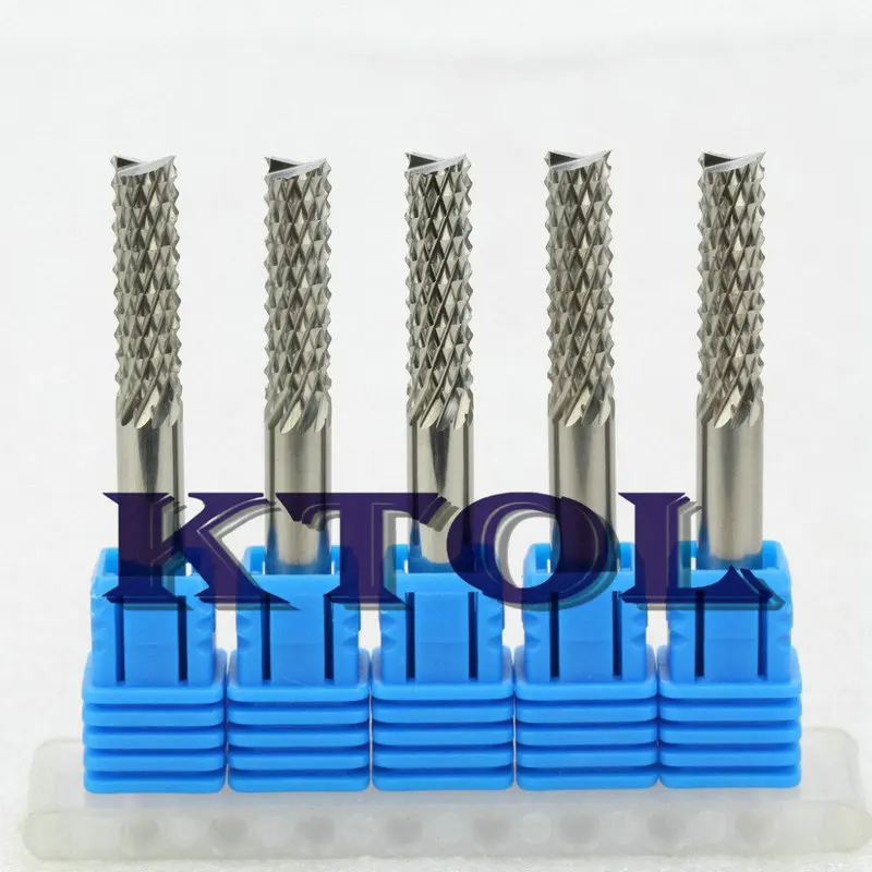 cnc pcb cutter end mill bits tungsten carbide milling tool