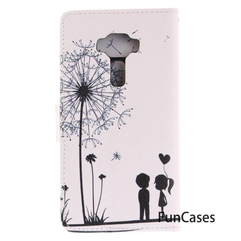 Stand Case For coque ZenFone 3 ZE520KL Case For Asus Zenfone 3 Case ZE520KL 5.2 inch + Card Holders Protect skal Accessory