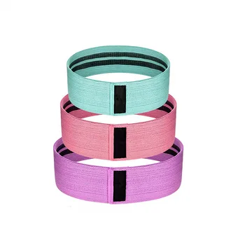 

Fabric Hip Band Resistance Bands Fitness Exercise Loop Cloth Booty Training Band 3 Pack, Heavy/Non-Slip/Thick Circle Belt