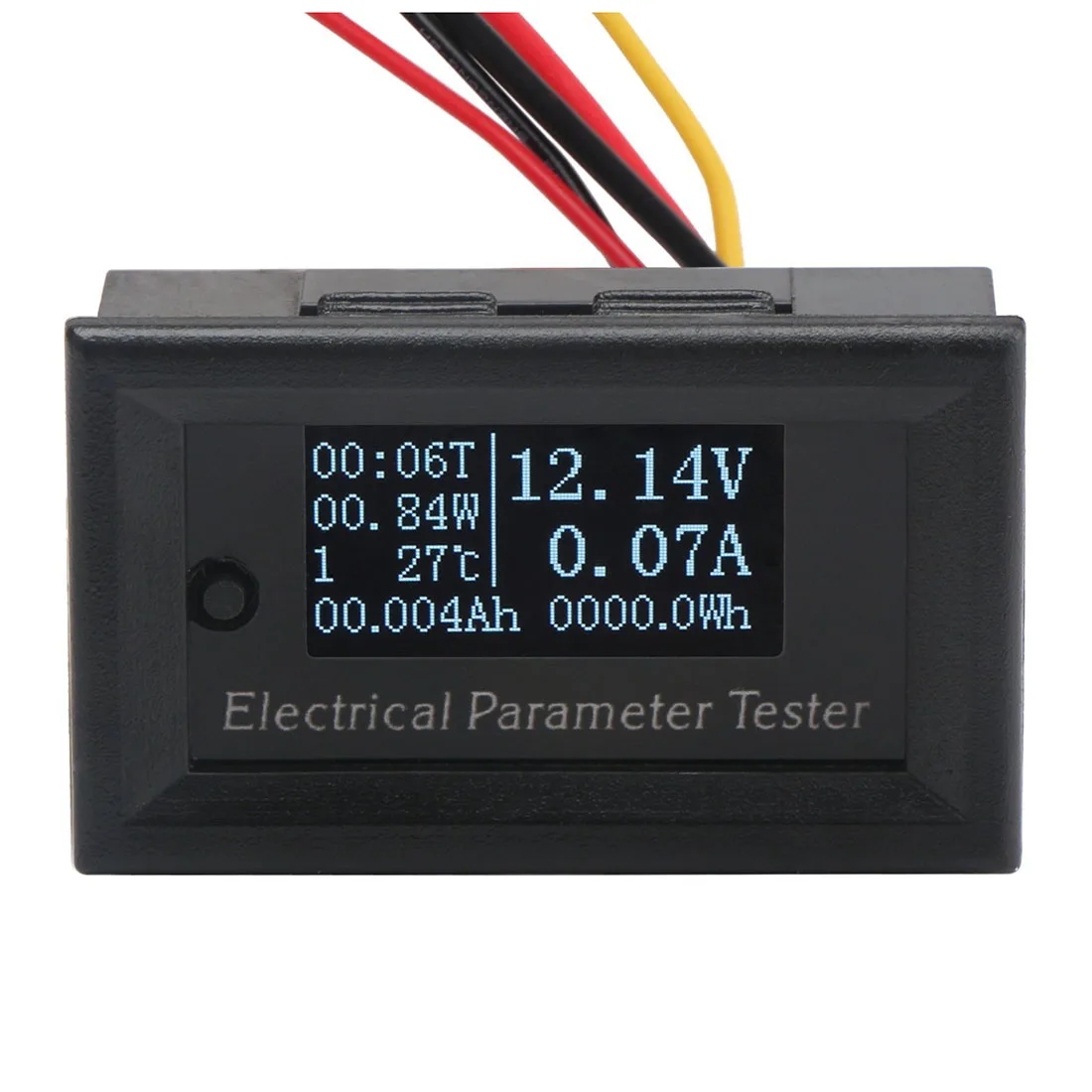 

7in1 OLED Multimeter Ampere Capacity Power Energy Run Time Temperature Meter DC 33V 10A Volt Amp Watt Meter Multifunction Tester
