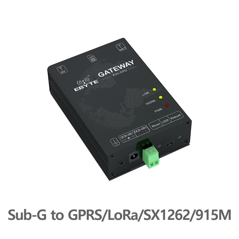 SX1262 915 МГц 30dBm LoRa модуль TCXO RF GPRS сетевой E90-DTU(900SL30-GPRS) беспроводной передатчик приемник PA LNA дальние расстояния