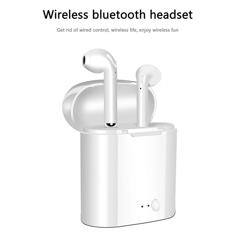 

Original I7 i7s TWS Mini Wireless Bluetooth Earphones Headphone Headset Stereo Earbuds For Apple Iphone Air Ear Pods xiaomi