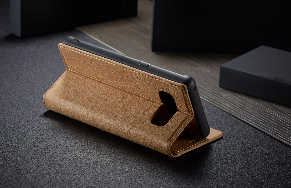 DIY чехол из крафт-бумаги с буквенным принтом для samsung Galaxy Note 8, роскошный флип-чехол с магнитной подставкой для телефона Galaxy Note 8 S8 S7, чехол