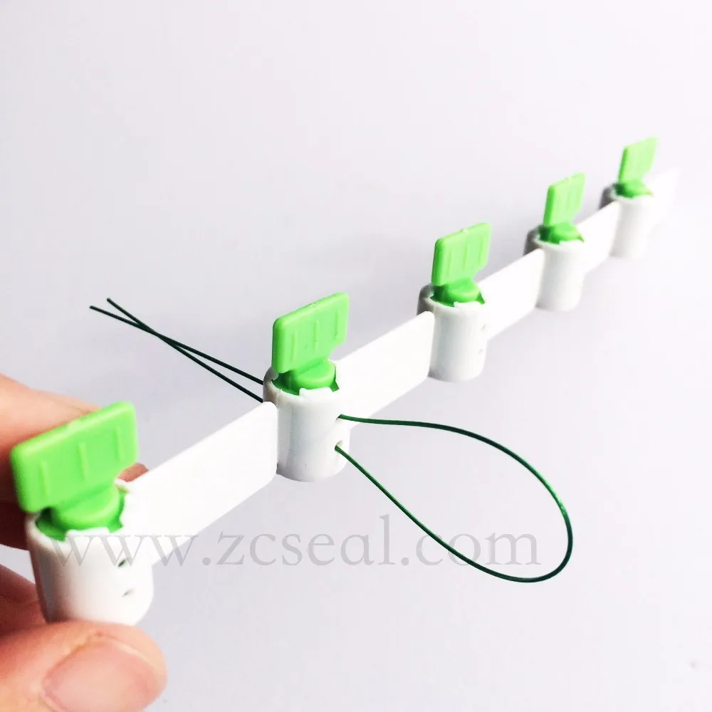 meter seals mini plastic seals /one thousand a / larser printing company signs and number