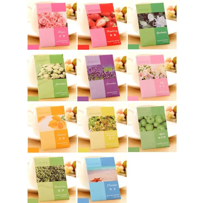 

Mini Natural Perfume Air Freshener Vanilla Sachets Paper Fragrance Bag Scented