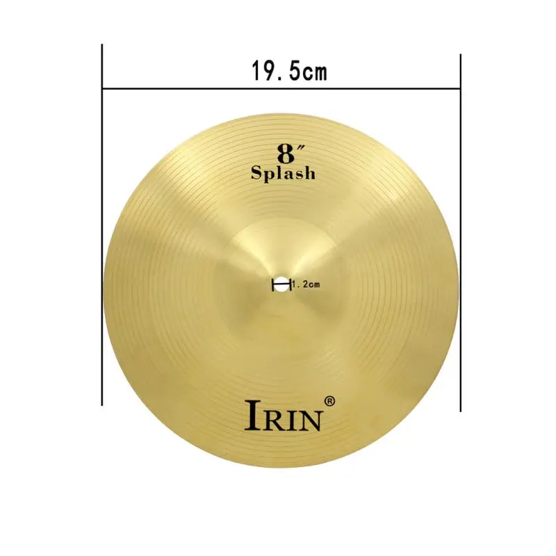 Тарелка 8 ''/10"/12 "/14" латунный сплав всплеск Hi-Hat для барабана набор ударных