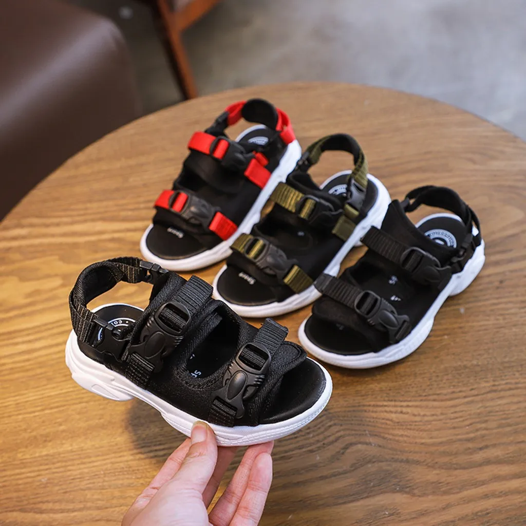 

Fashion First Walkers Girls Toddler Lace-UP Soft Sole Shoes Child Boys & Girls Sandals Sport Cool Summer Shoes #5