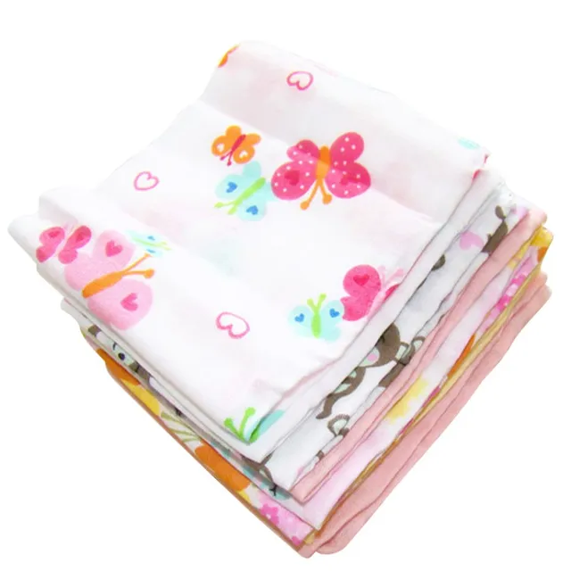 US 19 OFF 8pcs Lot Cotton Newborn Baby Towels Saliva Baby Blankets Swaddle Wrap Cute Soft Blanket Baby Boys Girls Washcloth Handkerchief In