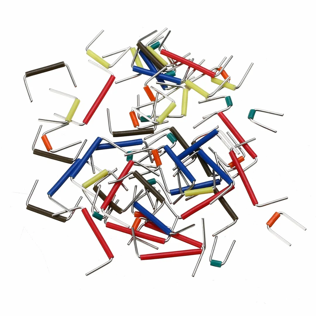 New 140Pcs Breadboard Wires Solderless Breadboard Jumper 22 AWG Solid Wires Cable Kit With Box 165 x 55 x 10mm For  For Arduino