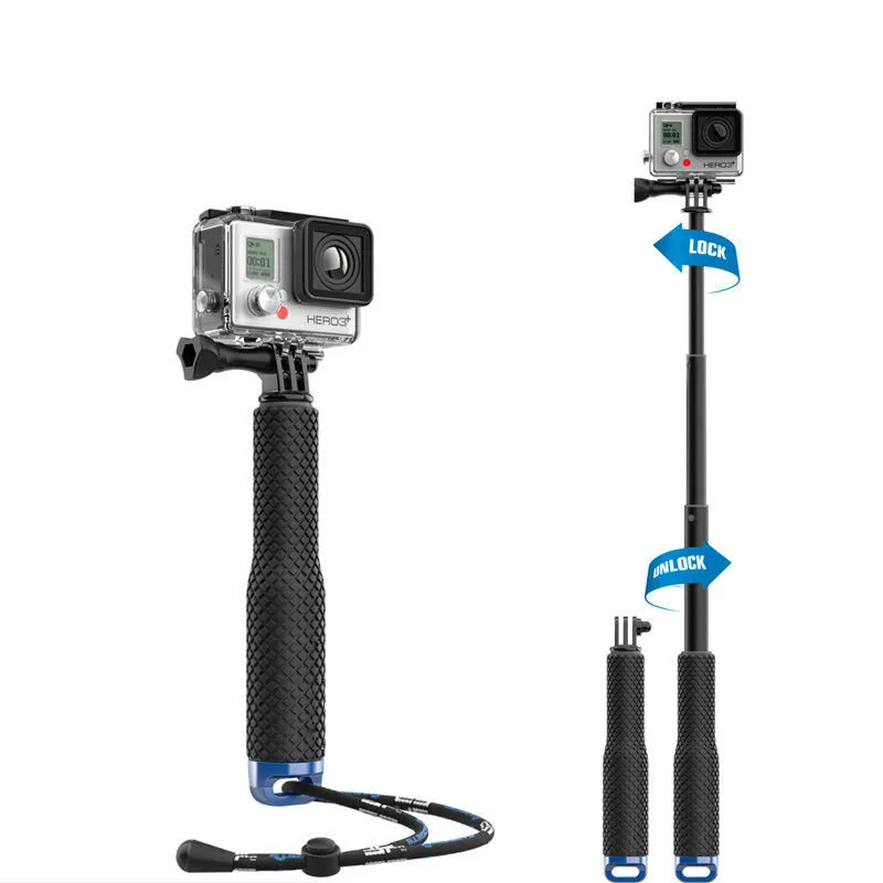 

Monopod Tripod Aluminum Handheld Monopod Mount Adapter for GoPro Hero 7 6 5 4 3 Sjcam Sj8 pro Xiaomi yi 4K Mijia H9 Accessories