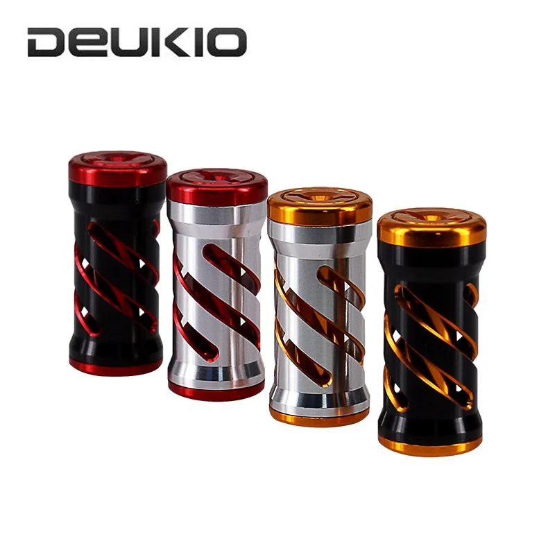 

2Pcs/lot Spiral Pattern Fishing Reel Handle Knobs Aluminum Alloy DIY Bait Casting/Spinning Fishing Reel Knob Fishing Accessories