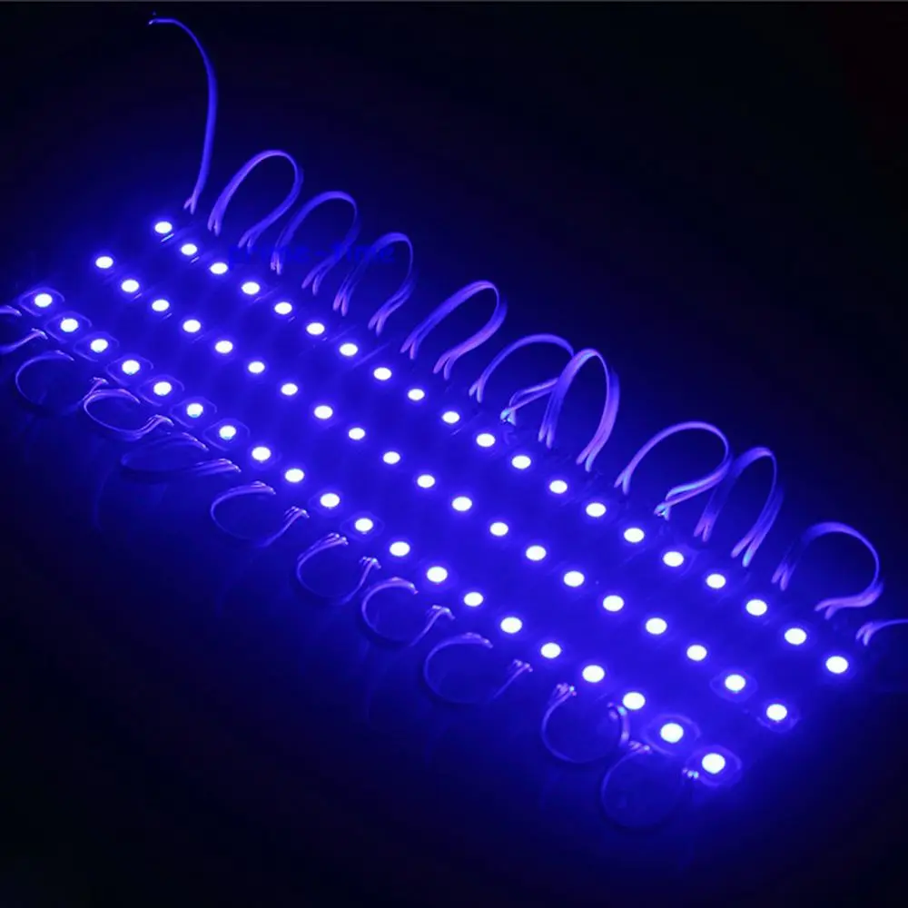 20pcs DC12V 5050 3 LED Modules RGB/Green/Red/Blue/White/Warm White IP65 Waterproof For Channel Letter And Advertising