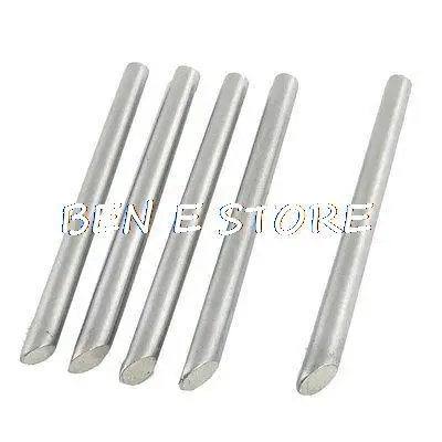 5pcs Replacement 60W 5.5mm Shank 7mm Bevel Width Soldering Iron Tip