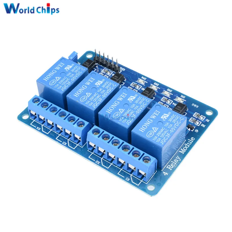 

5V 4 Channel Relay Module 4-channel Relay Control Board For Arduino With Optocoupler Relay Output 4 Way Relay With LED Indicator