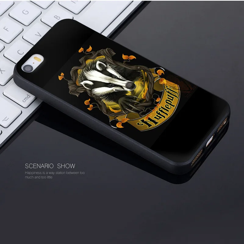 MaiYaCa ل iphone 7 6 X حالة هاري بوتر جريفندور Hufflepuff Ravenclaw سليذرين جراب هاتف ل iphone 8 7 6 6 ثانية زائد X 5 SE