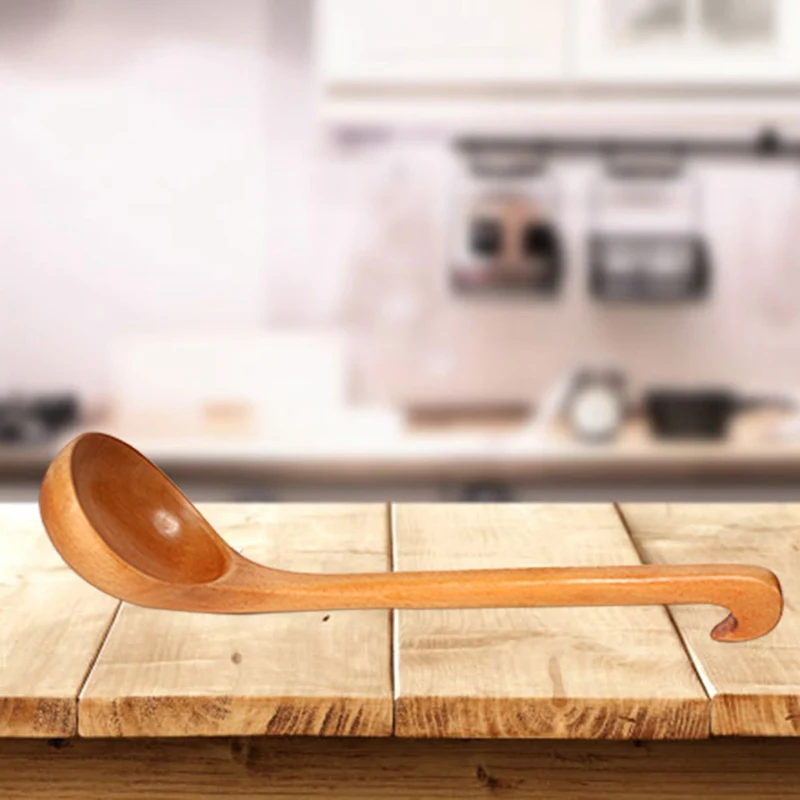 Деревянная ложка суповая ложка в японском стиле деревянная ложка для приготовления пищи ложка скатерть деревянный кухонный инструмент
