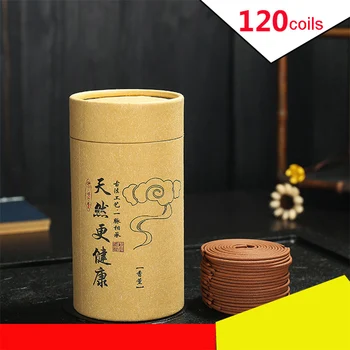 

Natural Sandalwood Coils Incense Home Fragrance Incense Spice Antiseptic Refreshing Mixing Home Office Decor 120 Coils