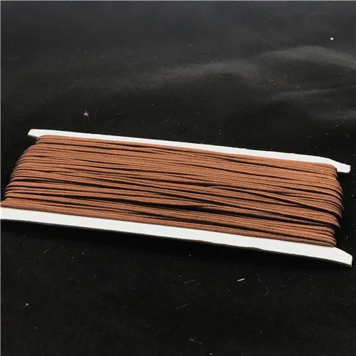 34 м(31 м) 3 мм китайский Узелок Soutach цвета нейлоновый шнур нить для поделки из бисера ювелирные изделия ручной работы плетеный материал - Цвет: light brown