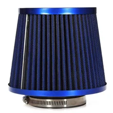 EDFY Universal Auto Luftfilter Fahrzeug Induction Kit High Power Mesh Blauen Finish Sport