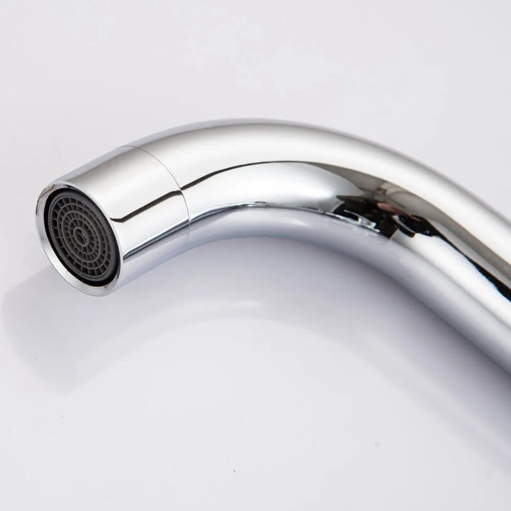 Pull out Side Sprayer Dual Spout Single Handle Mixer  Hot And Cold Deck Mounted  Kitchen Faucets Sink Faucet 360 Rotation Taps20