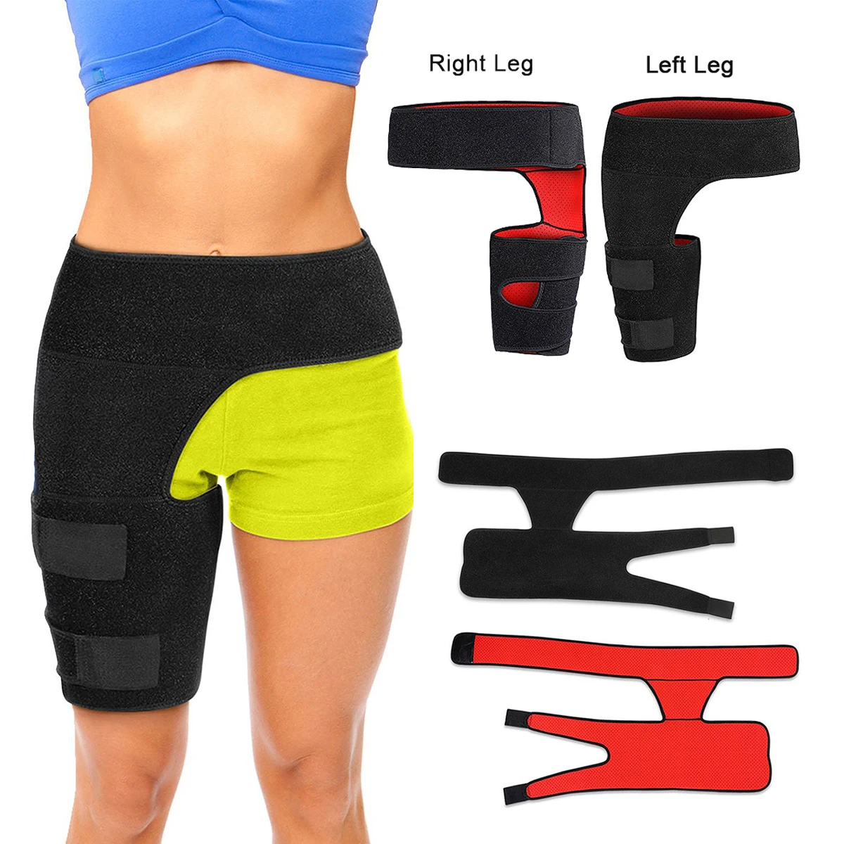 Buy 113 x 72 x 40 cm Adjustable Thigh Groin Support