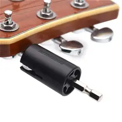 Собрать Электрический буровая Шестигранная приспособление для натягивания гитарных струн головы инструменты для Акустическая