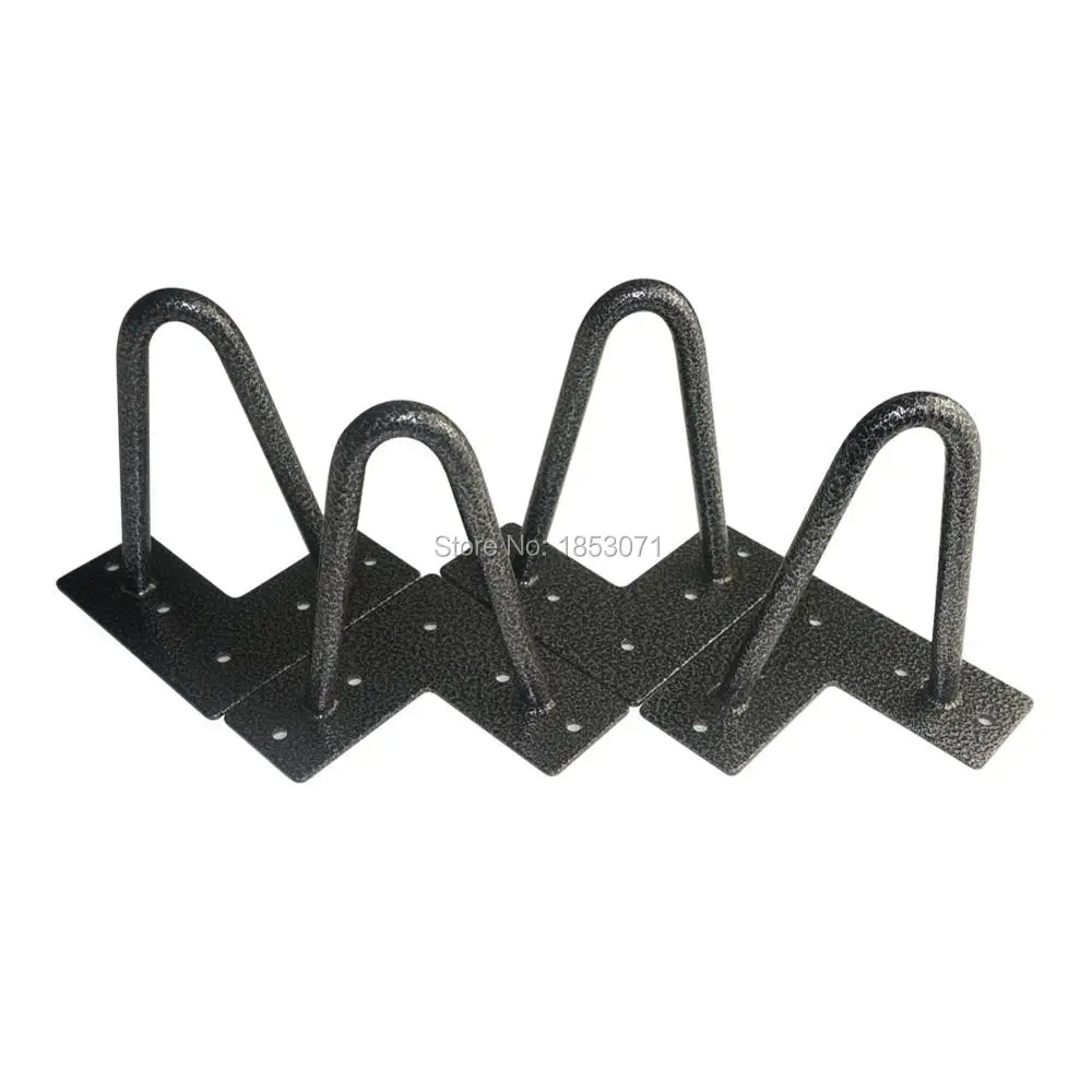 

Free shipping -6"table feet- black granite- 1/2" steel rod-set of 4 -sofa leg,small furniture hairpin legs metal Metal feet