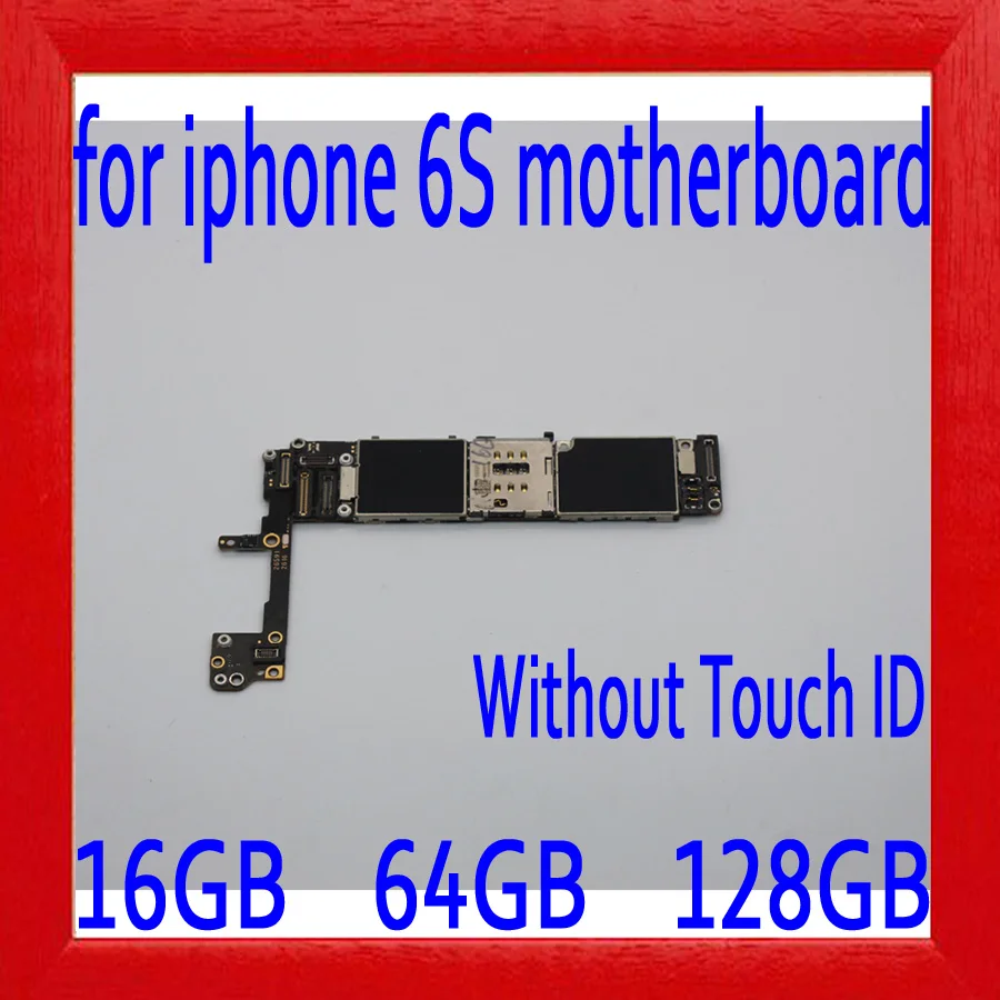

16gb / 64gb / 128gb for iphone 6S 4.7inch Motherboard without Touch ID,Original unlocked for iphone 6S Mainboard,Free Shipping