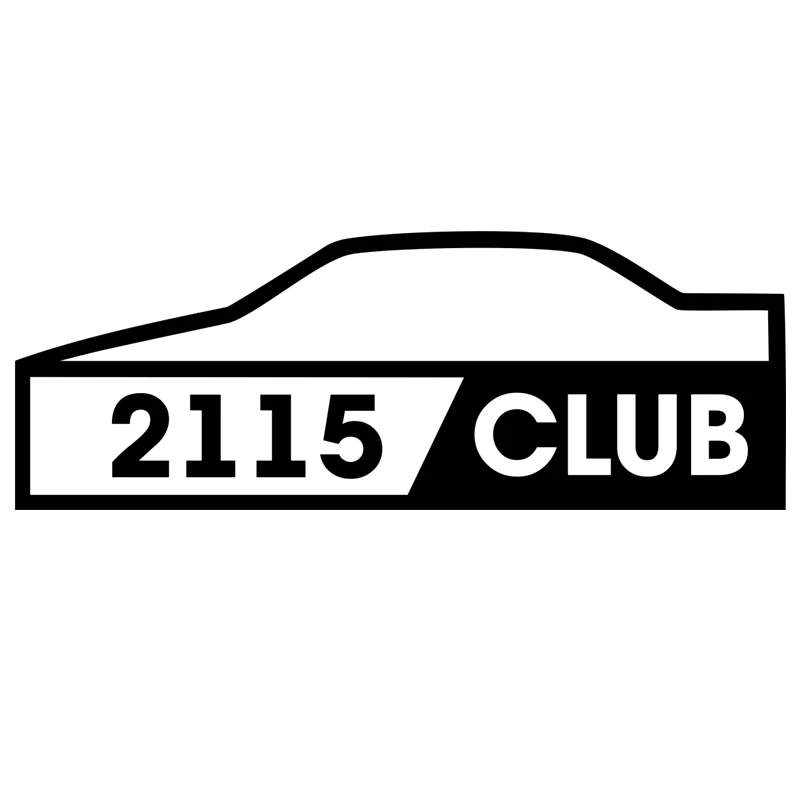 

CK2923#25*9cm 2115 CLUB funny car sticker vinyl decal silver/black car auto stickers for car bumper/rear window car decoration