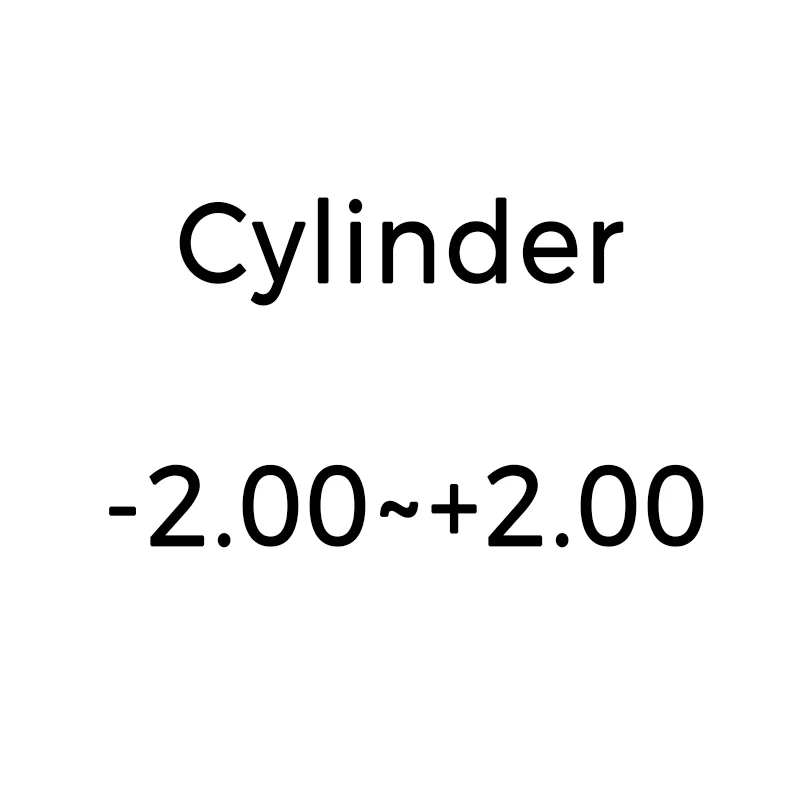 1,56 1,67 1,71 полимерные очки по рецепту оптические линзы для миопия, Гиперметропия астигматизм - Цвет линз: 2.00 Cylinder