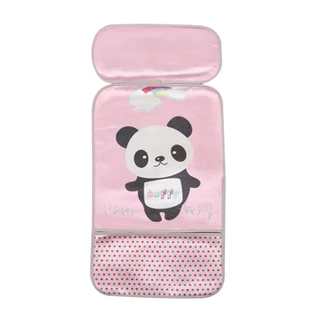 

Machine Washable Foldable Cartoon Ice Silk Cushion Baby Stroller Mat Bed Summer Comfortable Chair Sleep Vacation Cool Breathable