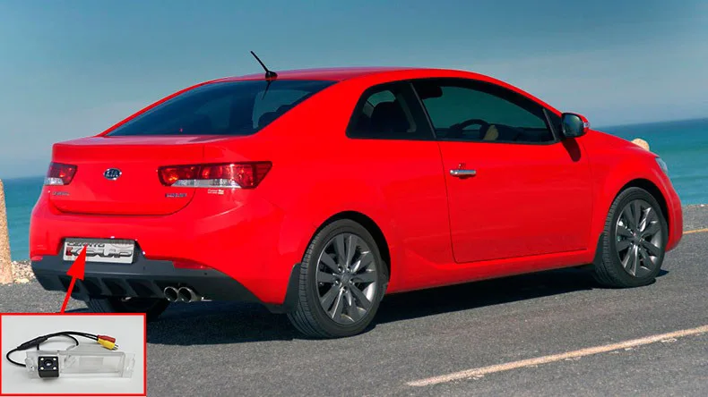 Беспроводная камера заднего вида/для KIA Cerato/Forte Coupe(Koup) 2008~ /HD широкоугольный объектив CCD камера ночного видения