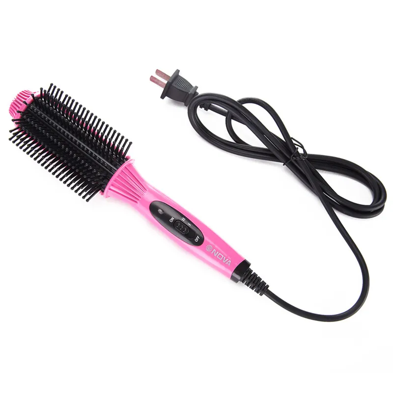 Multifunctional Hair Straightener Brush Antiscald Fast Hair