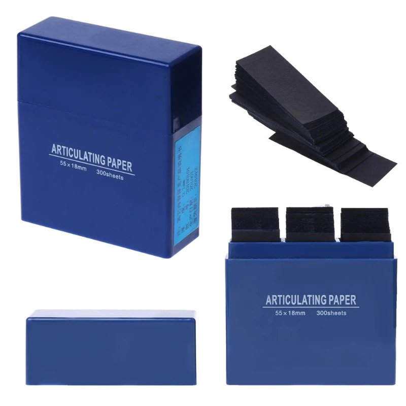 

300 Sheets Dental Articulating Paper Strips Lab Products Teeth Care Health Tool