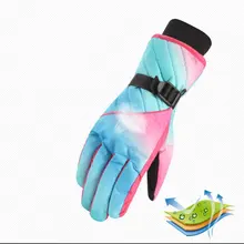 Зимние мотоциклетные Водонепроницаемые зимние ветрозащитный для кемпинга варежки для отдыха новые женские мужские лыжные перчатки Сноуборд перчатки