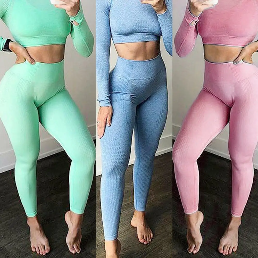 High Waist Seamless Leggings Push Up Leggins Sport Women