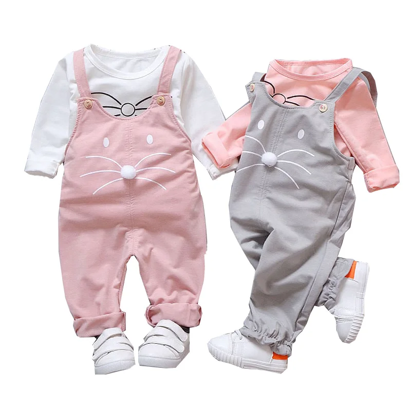 Autumn newborn baby girls clothes sets suit T-shirt + pants suit baby girls outside wear cute sports suit clothing sets Autumn newborn baby girls clothes sets suit T-shirt + pants suit baby girls outside wear cute sports suit clothing sets