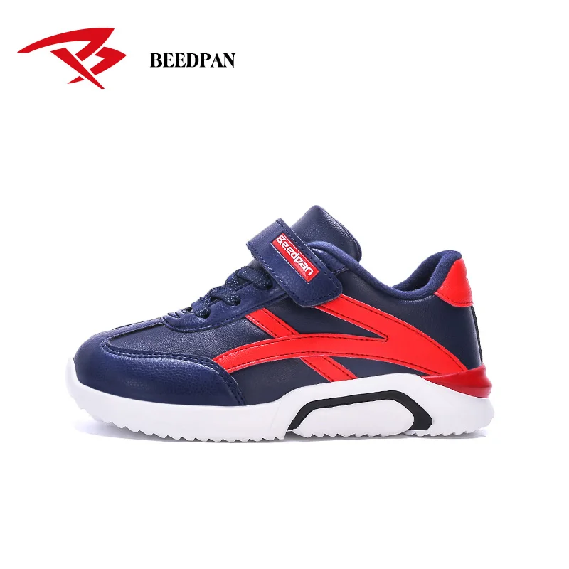 

BEEDPAN Shoes For Boys Outdoor Children Sneakers Comfortable Boys Non-slip Sport Light Leather Casual Shoes For Kids