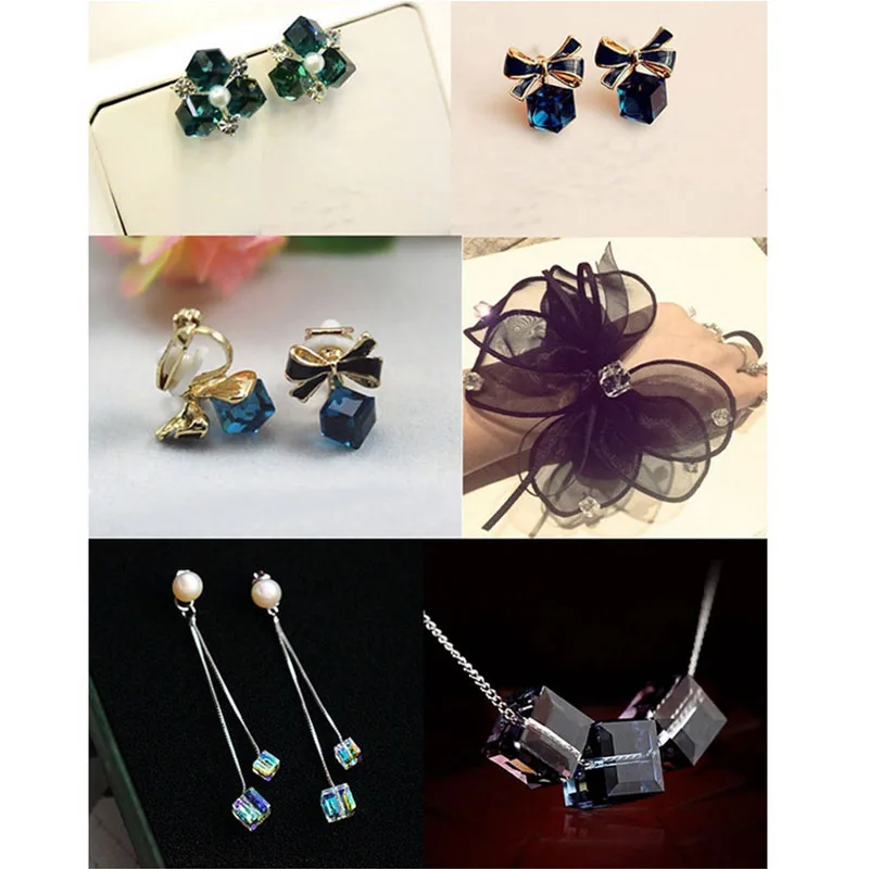 200 шт. высококачественные квадратные Австрийские хрустальные бусины|jewelry diy|austrian
