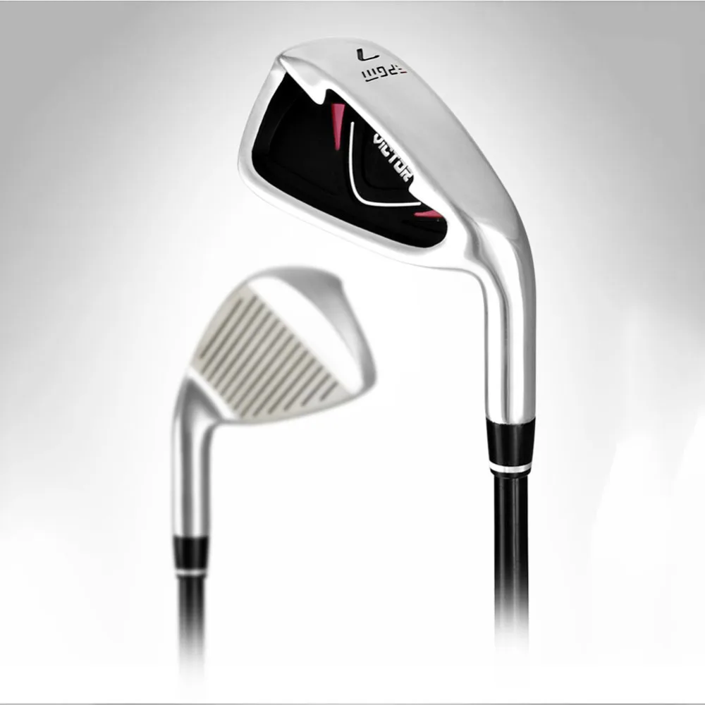 CRESTGOLF VICTOR#7 железный стержень для клюшек для гольфа из нержавеющей стали, графитовый Вал и рукоятка из натурального каучука для мужчин и женщин