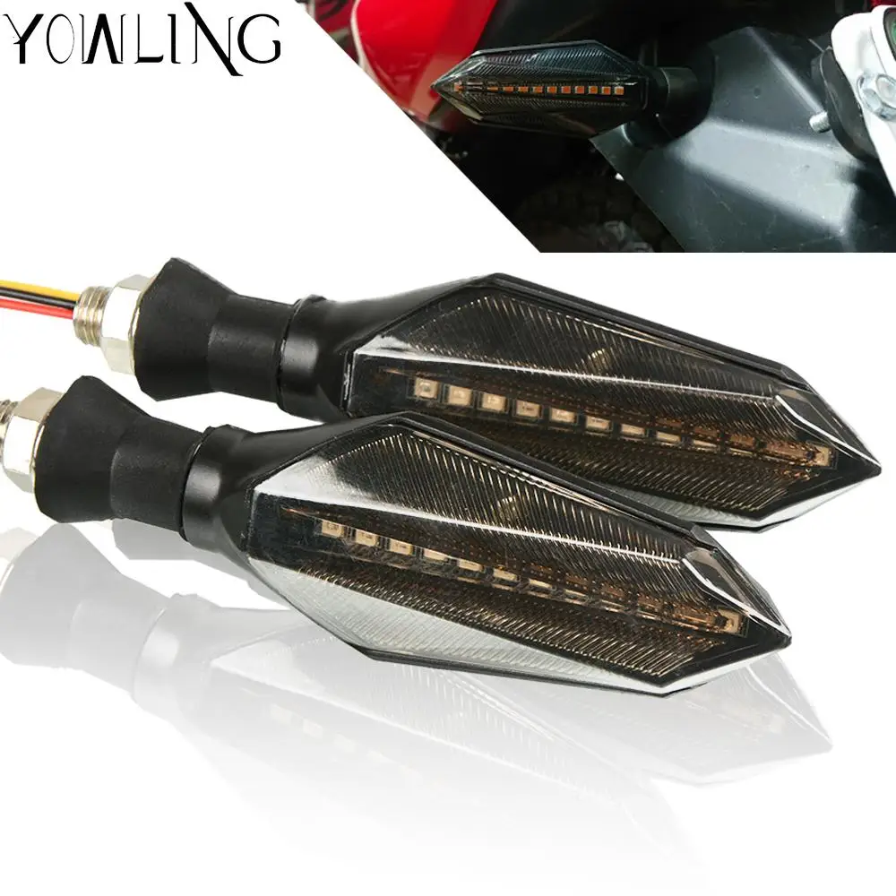 

FOR DUCATI Hypermotard Monster 796 696 695 Motorcycle led turn signal lights Indicators Blinkers Flexible Bendable light lamp