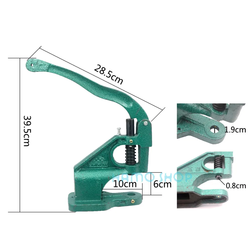 1 шт. инструмент для закрепления кнопок ручной работы пресс-машина с аппаратными средствами для создания кнопки, ушко, кнопки заклепки инструмент для установки