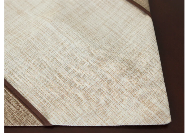 Lanweini Modern Minimalist Style Retro Solid Stripe Table Runner Decorative Chinese Classic Table Flag Cabinet Cover Table Cloth