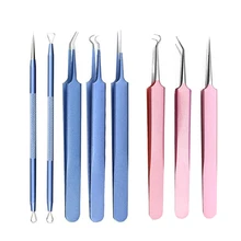 1 PC Stainless Steel Blackhead Acne Comedone Pimple Blemish Extractor Remover Tool Blackhead Pimple Needles Skin Care Tool