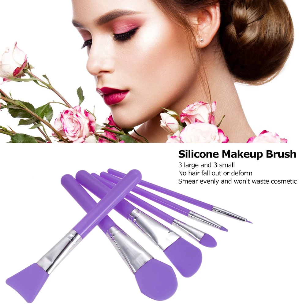 Tesoura de Maquiagem 6 pcs pincéis de maquiagem Usado Com : Kits e Conjuntos