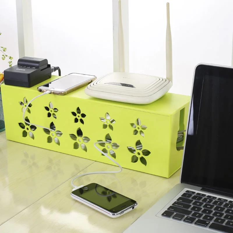 Высокое качество DIY кабели для хранения Организатор box держатель кабеля