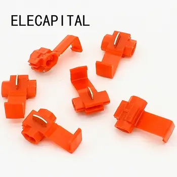 

50PCS Scotch Lock Wire Electrical Cable Connectors Quick Splice Terminals Crimp