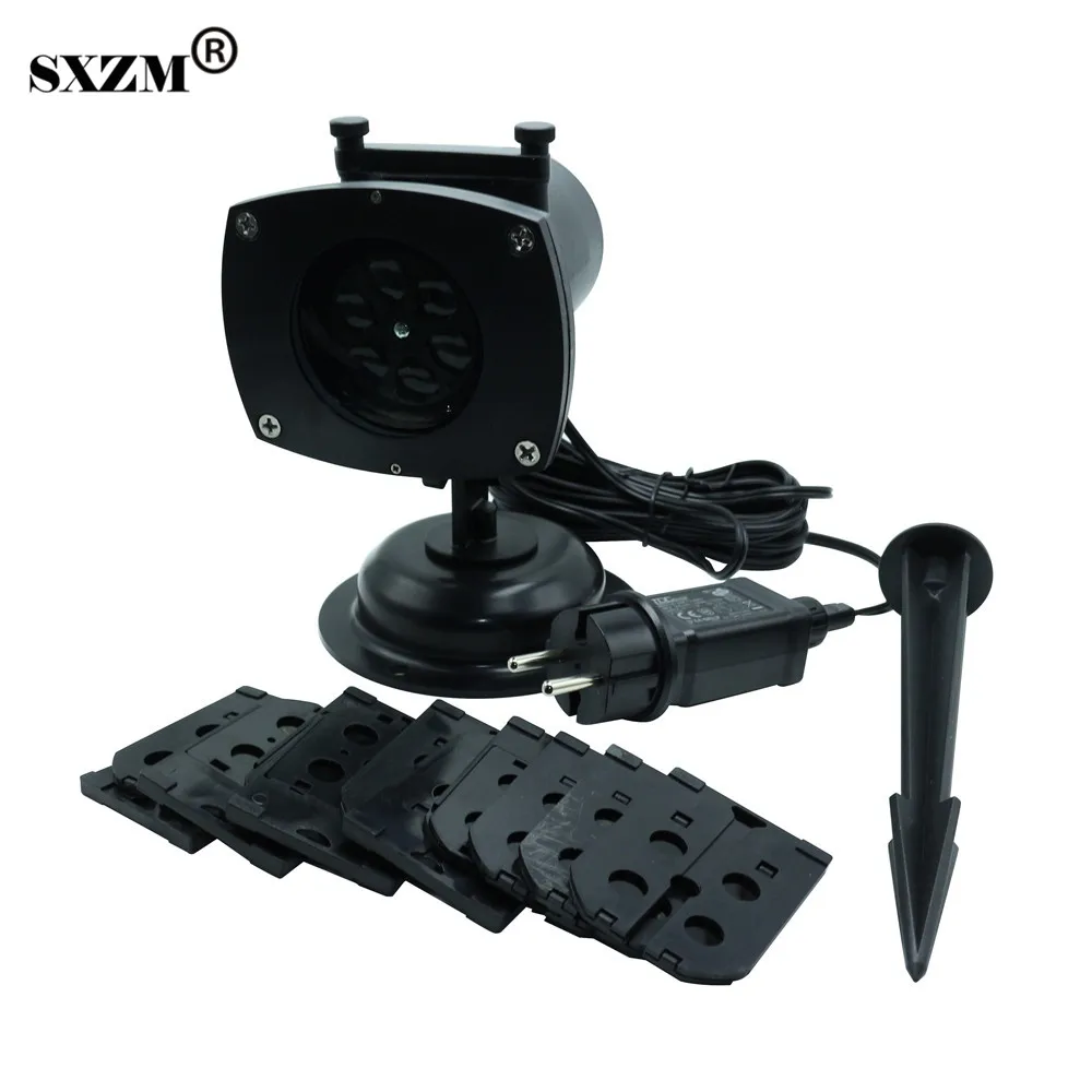 

12 slides Film Projector Christmas led Stage Laser light Lamp outdoor projector Landscape Light Xmas Party Garden Holiday CF302