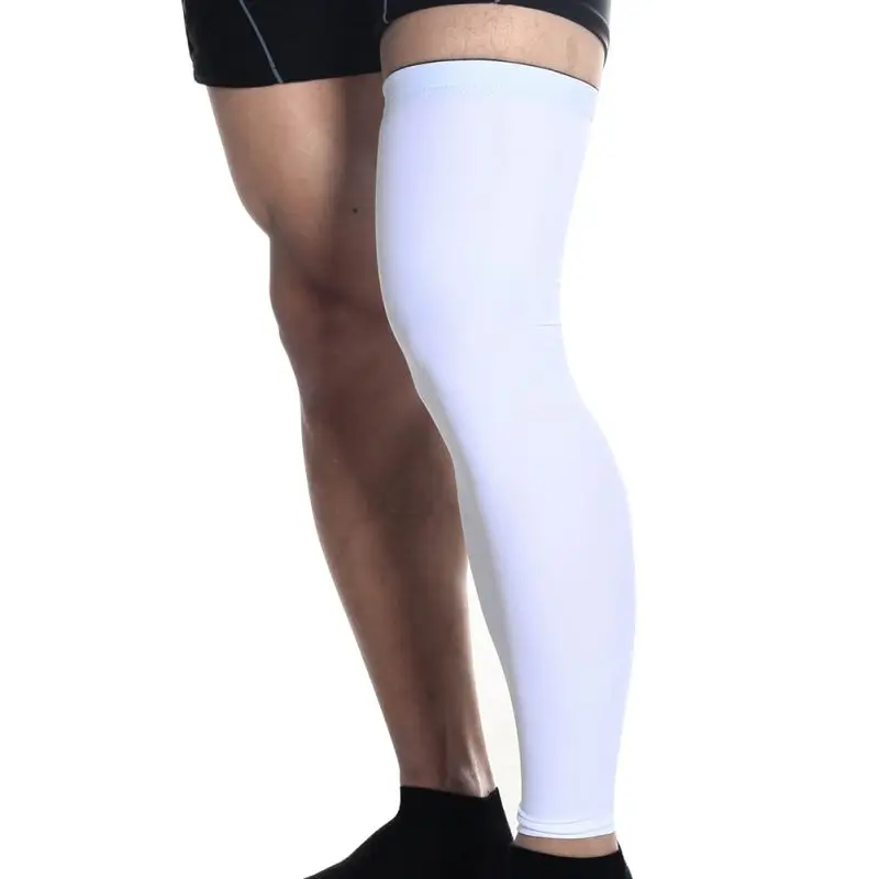 1 pc Cooling Sports Cover Leg Knee Protector Basketball Football Crashproof/Anti-Slip/Ice Touch Close-Fitting Outdoor
