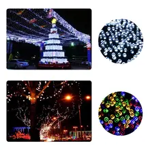LMID Solar Light Powered Xmas Garland Fairy Camping Christmas Decoration Waterproof Led Solar Light Outdoor